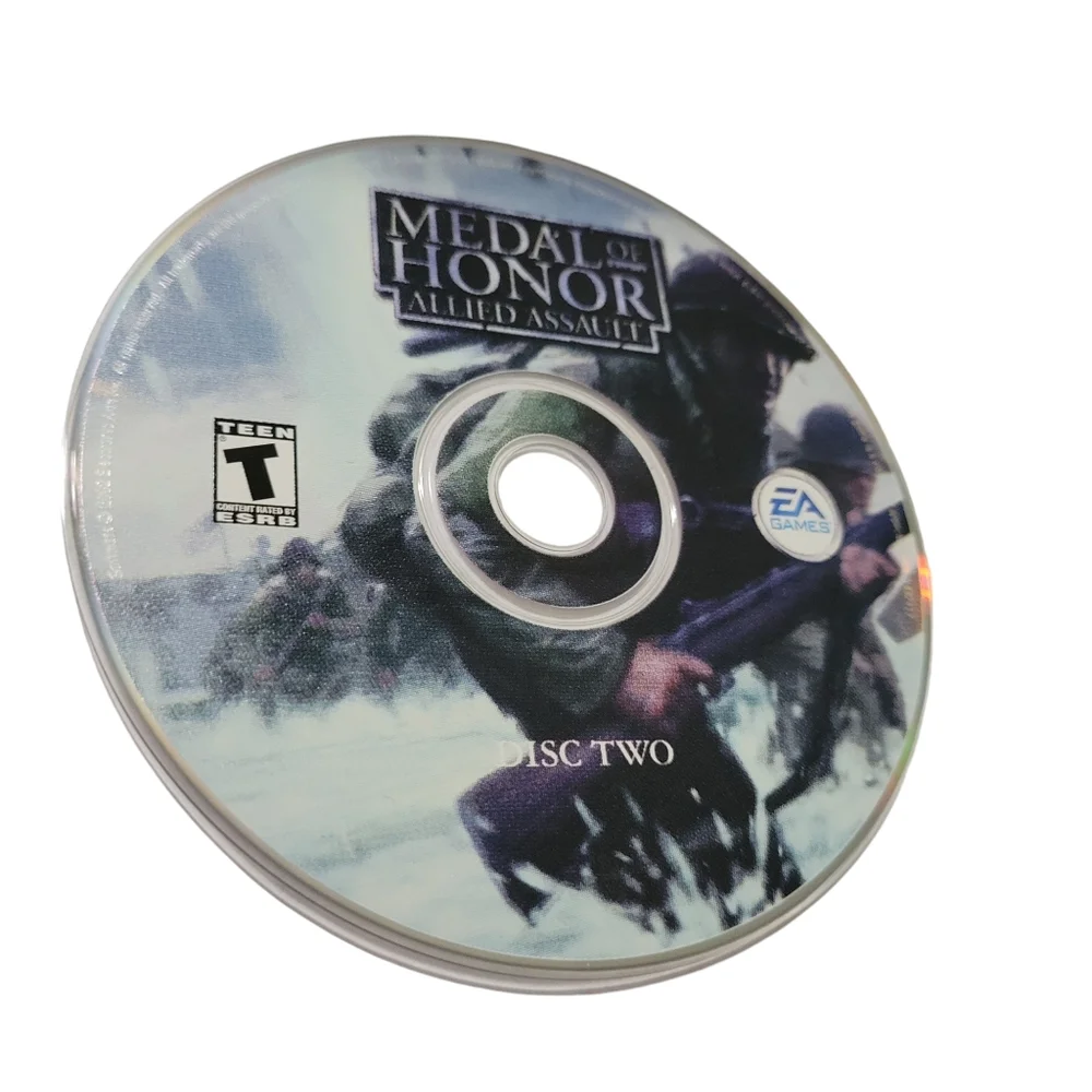 Medal of Honor Allied Assault 2 CD & Spearhead Expansion Pack 1CD for PC 2002